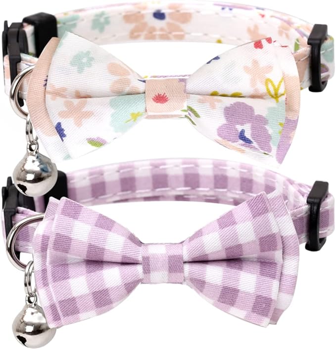 2 Pack/Set Cat Collar Breakaway by Lamphyface