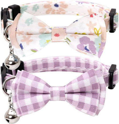2 Pack/Set Cat Collar Breakaway by Lamphyface