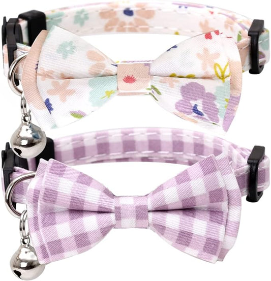 2 Pack/Set Cat Collar Breakaway by Lamphyface