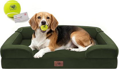 Orthopedic Dog Beds for Large Medium Dogs, Big Waterproof Memory Foam Pet Couch by FollowSongPuppy