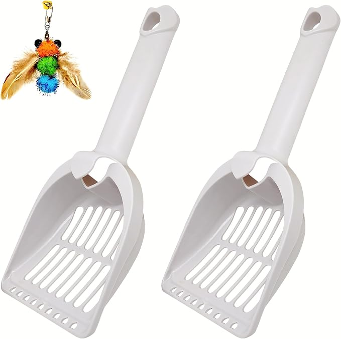 2 Pack Large Cat Litter Scoop Set by miwooim