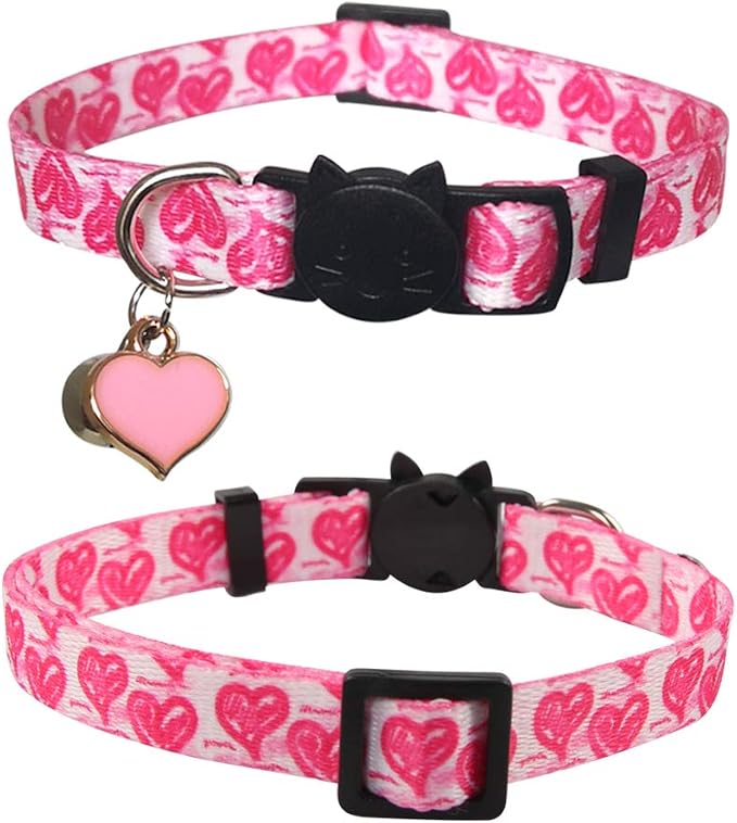 3 Pack Valentine's Day Cat Collar - Image 4