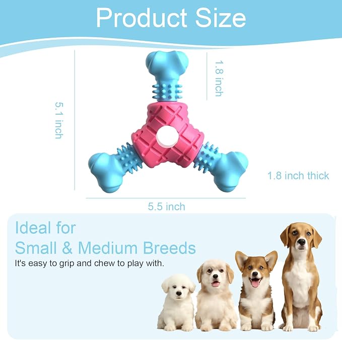 Puppy Chew Toys for Teething, Indestructible Dog Chew Toys for Aggressive - Image 6