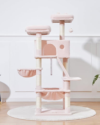 Taoqimiao Cat Tree 57.5-Inch, Cat Tower - Image 9