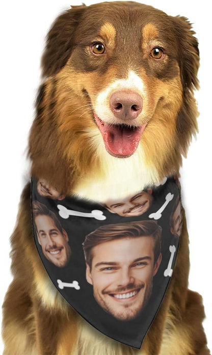 Custom Dog Bandana for Cat Dog Pet Add Your Design Personalized Neckwear - Image 3