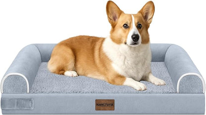 Medium Large Dog Bed Orthopedic Washable: Beds Bolster Medium Large Sized Dog by Nanuya