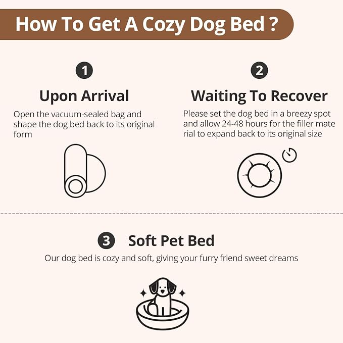 JOLLYVOGUE Calming Small Dog & Cat Bed - Image 8