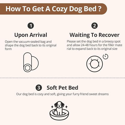 JOLLYVOGUE Calming Small Dog & Cat Bed - Image 8