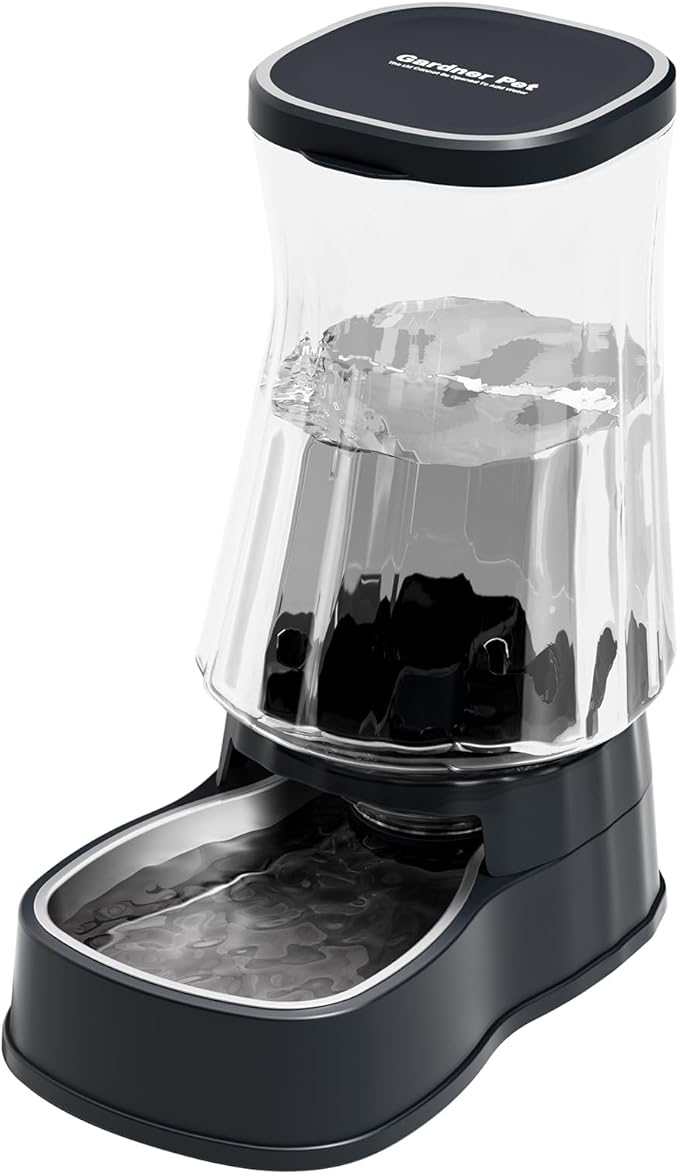 Gardner Pet Automatic Dog Water Dispenser Gravity Stainless Steel Water Waterer by GardnerPet