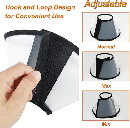 Vivifying Cat Cone, Adjustable Recovery Pet Cone, Three Sizes Lightweight - Image 2