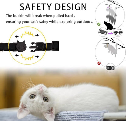 Airtag Cat Collar Breakaway, Safety Kitten Collar - Image 2