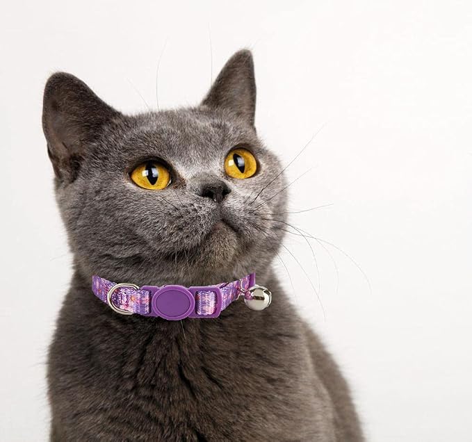 Breakaway Cat Collar with Bell, 2 Pack of Adjustable Floral Cat Collars Cute - Image 8