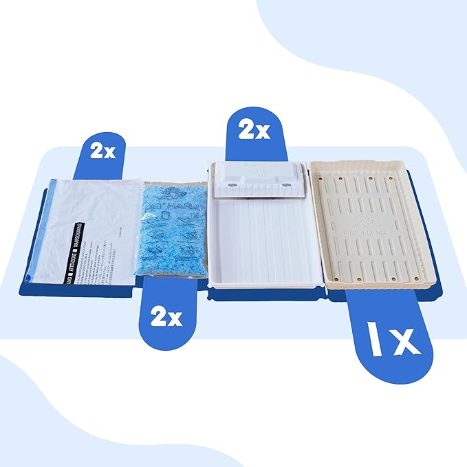 Crystal Cat Litter and Disposable Litter Trays 2 Sets Compatible - Image 5