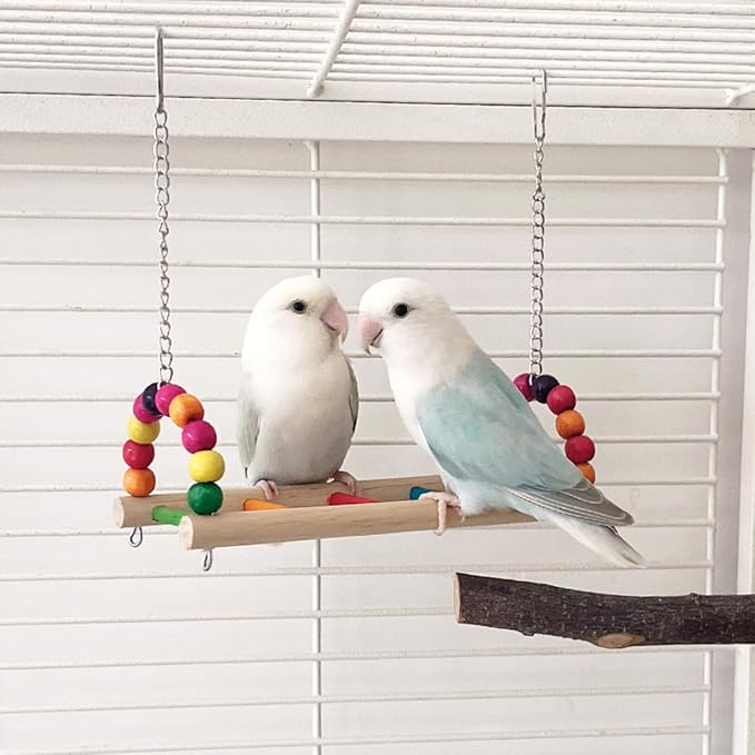 Bird Swing Conure Toys, Parrot Climbing Hammock - Image 3