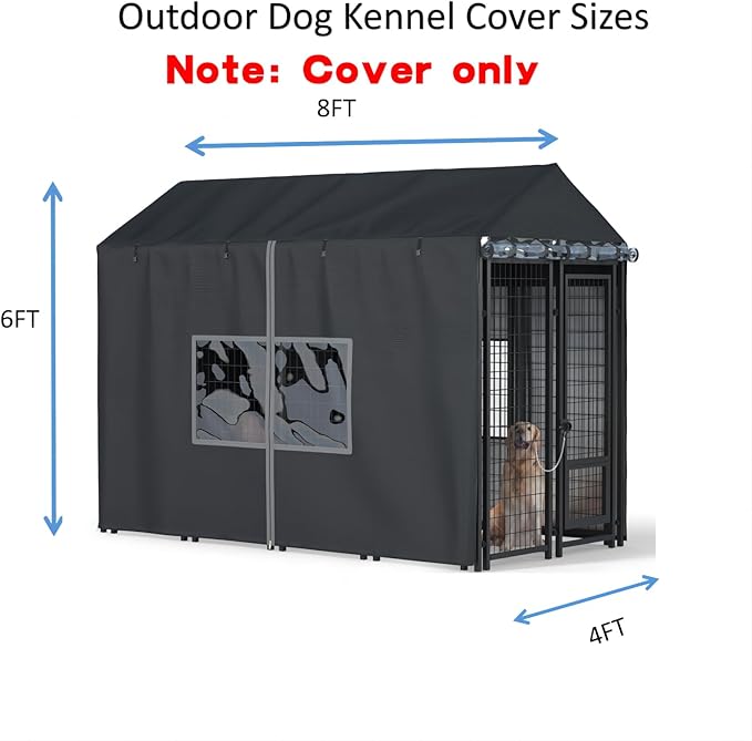 Outdoor Dog Kennel Cover - Image 2