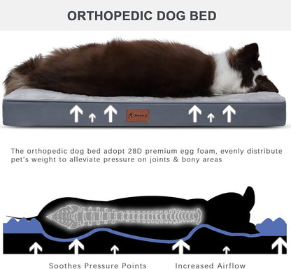 MIHIKK Waterproof Dog Bed Medium Size Dog Orthopedic Pet Beds - Image 2