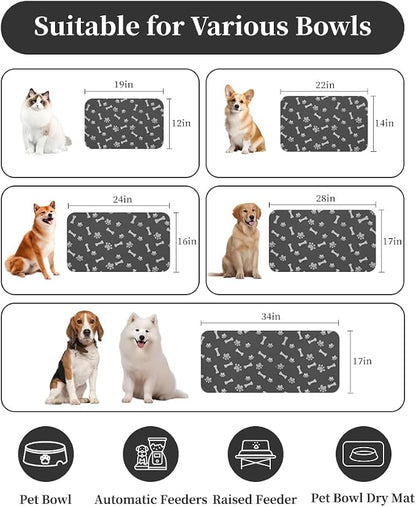 MontVoo Dog Food Mat-Pet Feeding Mat - Image 4
