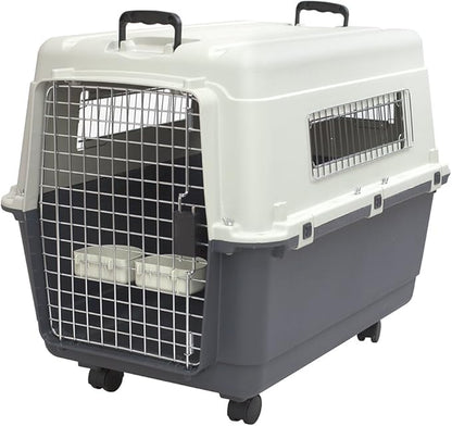 SportPet Airline Compliant LARGE 28.75" Travel Dog Kennel-Durable Plastic by SportPetDesigns