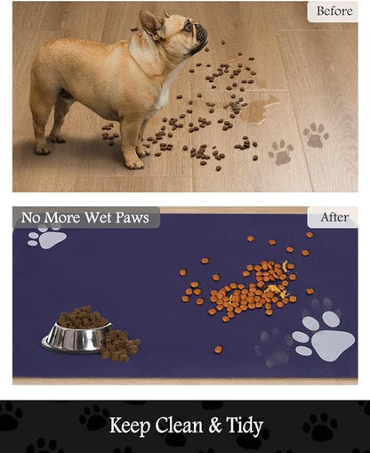 Pet Feeding Mat-Absorbent Dog Mat - Image 3