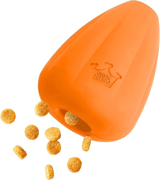 Chew King by Mammoth Premium Treat Dispensing Dog Toy, Durable Natural Rubber - Image 3