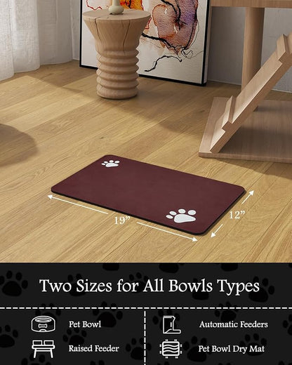 Pet Feeding Mat-Absorbent Dog Mat - Image 7