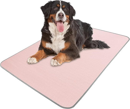 Summer Dog Cooling Mat Washable Ice Silk Self Cool Pad by Buvlnee