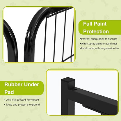 BestPet Dog Playpen 24 Inch 12 Panels Heavy Duty Metal Pet Exercise Pen Without - Image 7