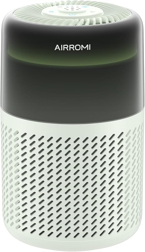AIRROMI HEPA Air Purifier for Bedroom&Home, Pet Air Purifier for Home Pets by AIRROMI