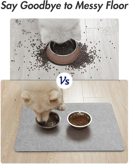 MontVoo-Absorbent Pet Feeding Mat-No Stains Pet Mat - Image 3