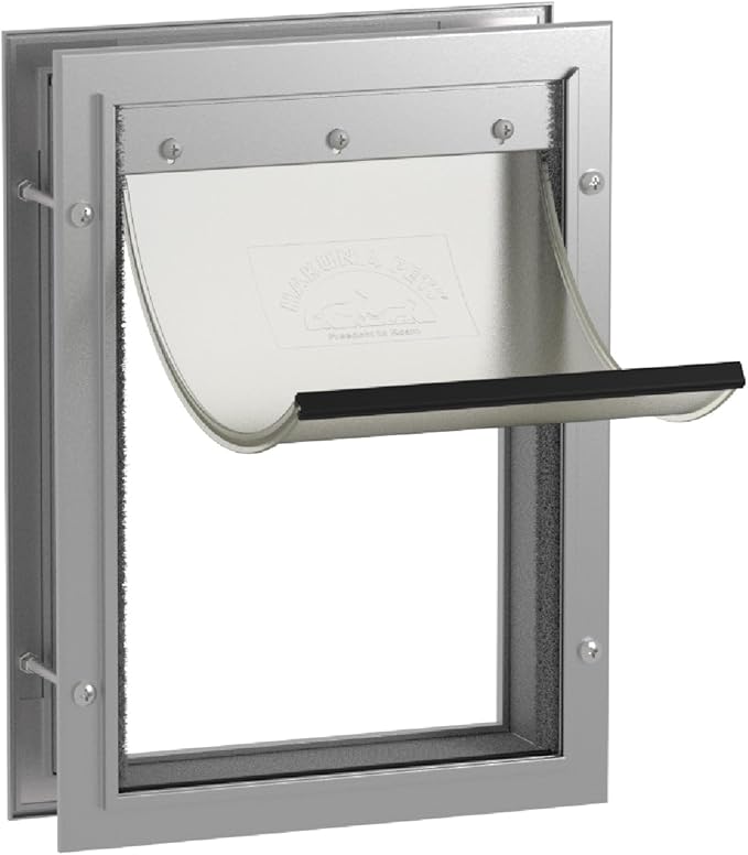 Hakuna Pets Deluxe Aluminum Pet, Cat and Dog Door by HakunaPets