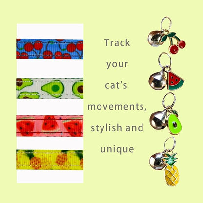 Yizepet Cat Collars with Bells, Breakaway Kitten Collar, Cute Kitty Collar - Image 3