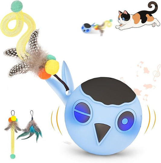 Cat Toys, Interactive Cat Toys for Indoor Cats, USB Rechargeable Electronic by Unknown