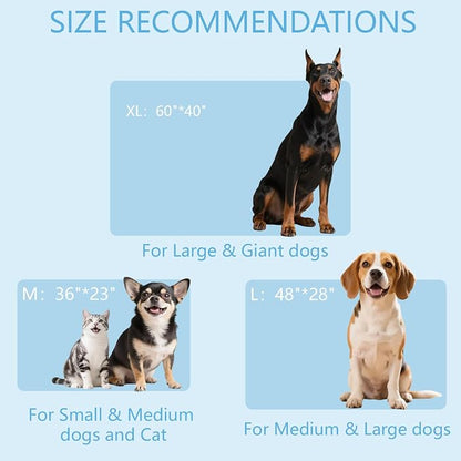BECEMURU Dog Cooling Mat in Summer & Plush Warm Blanket in Winter, 2-Sided - Image 7
