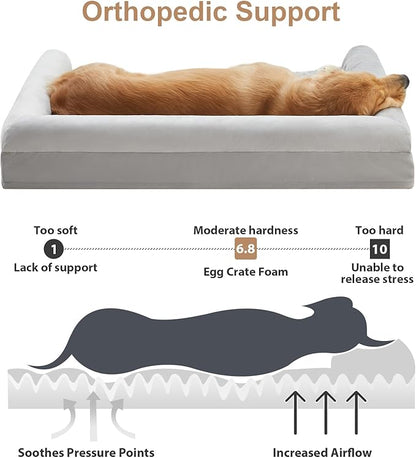 BFPETHOME Dog Beds for Large Dogs, Orthopedic Dog Bed for Medium Large Dogs - Image 2