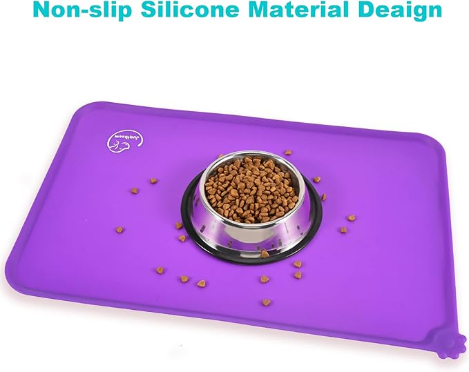 Silicone Waterproof Dog Cat Pet Feeding Mats, Non Slip, Easy Clean Pet Dog Cat - Image 5
