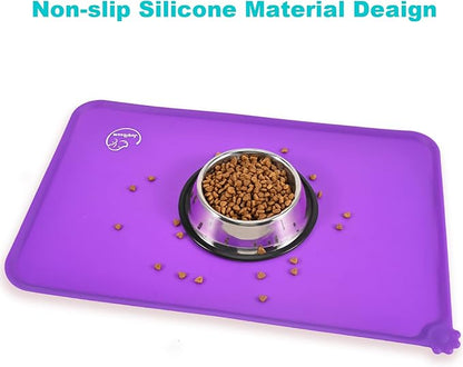 Silicone Waterproof Dog Cat Pet Feeding Mats, Non Slip, Easy Clean Pet Dog Cat - Image 5