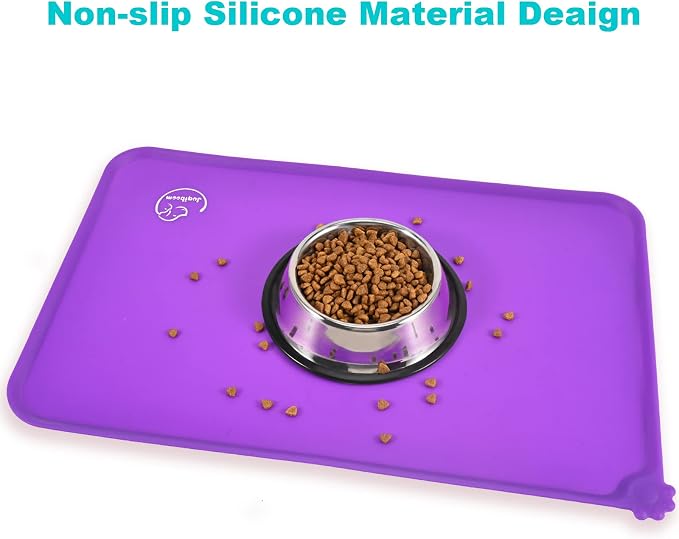 Silicone Waterproof Dog Cat Pet Feeding Mats, Non Slip, Easy Clean Pet Dog Cat - Image 5