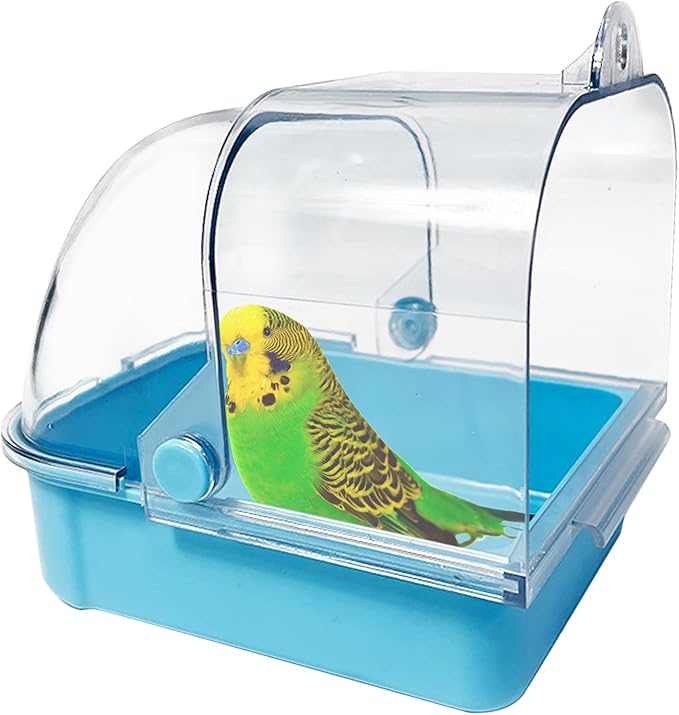 Tfwadmx Bird Cage Bath Hanging Bird Bath Supplies Parrot Bath Tub Water Shower by Tfwadmx