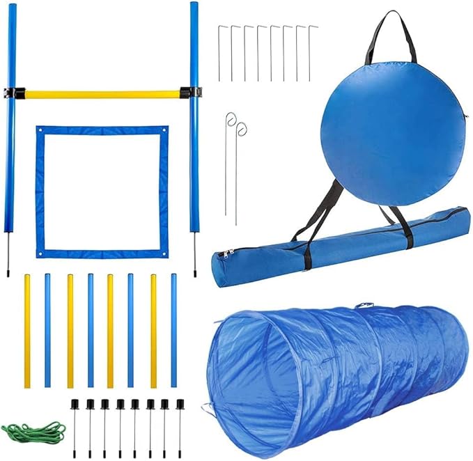 PAWISE Dog Agility Training Equipment, Complete Dog Obstacle Course Kit by PAWISE