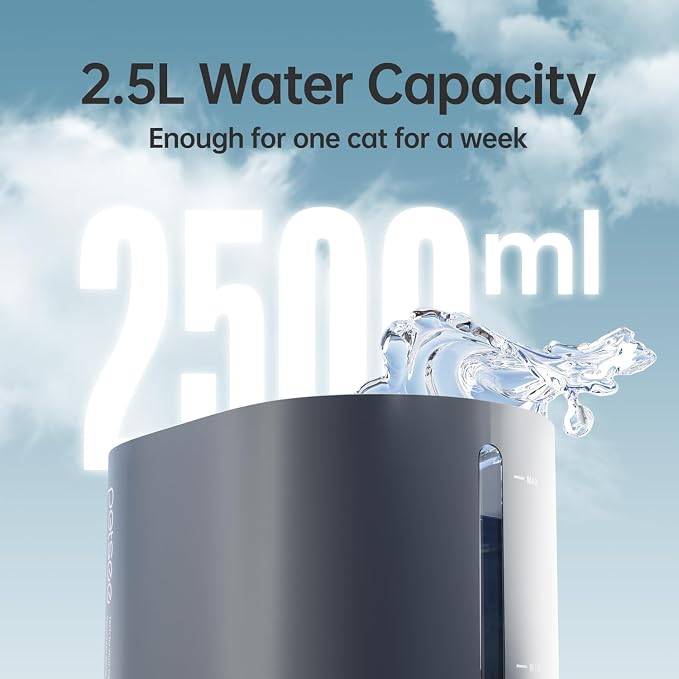 Automatic Pet Water Fountain 2.5L Capacity Water Dispenser, Ultra-Quiet Pump - Image 3
