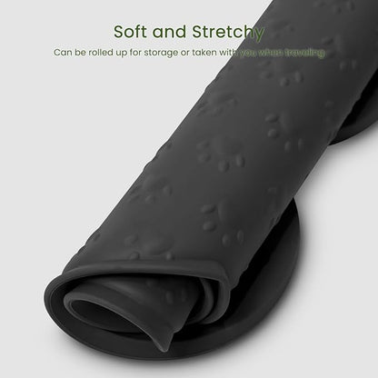 Dog Food Mat Anti-Slip Silicone Dog Bowl Mat Thicker Pet Placemat Waterproof - Image 7