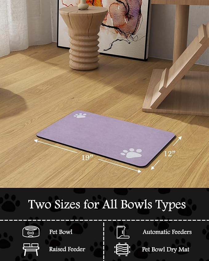 Pet Feeding Mat-Absorbent Dog Mat - Image 7
