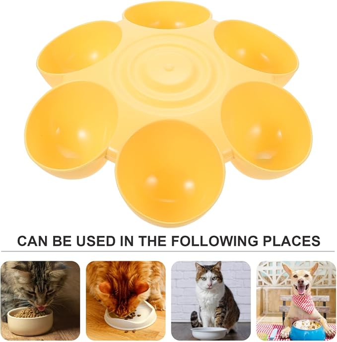 POPETPOP Cat Food Bowl with 6 Bowls - Image 5