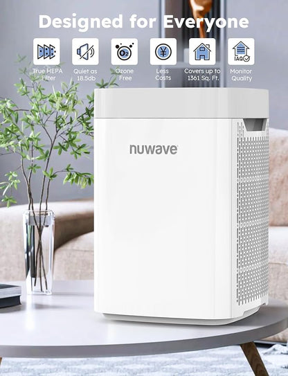 Nuwave Air Purifiers for Home Bedroom Up to 1361 Sq Ft, Portable Air Purifier - Image 2