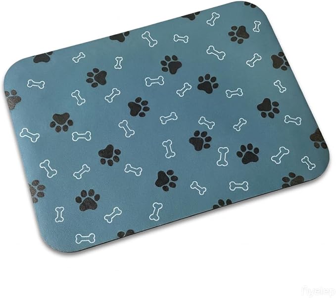 Pet Cat Dog Food Mat Non Slip Mat by EP+Jeans