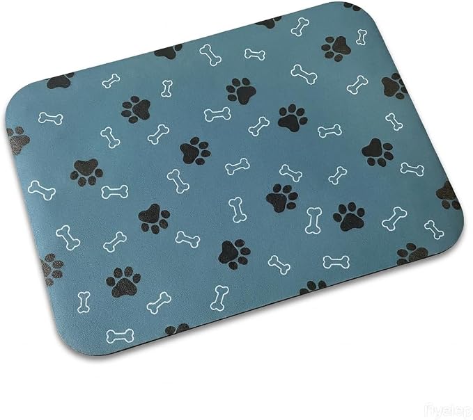 Pet Cat Dog Food Mat Non Slip Mat by EP+Jeans