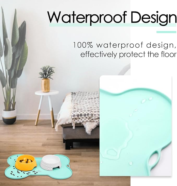 Super Design Dog Food Mat Dog Bowl Mat - Image 3