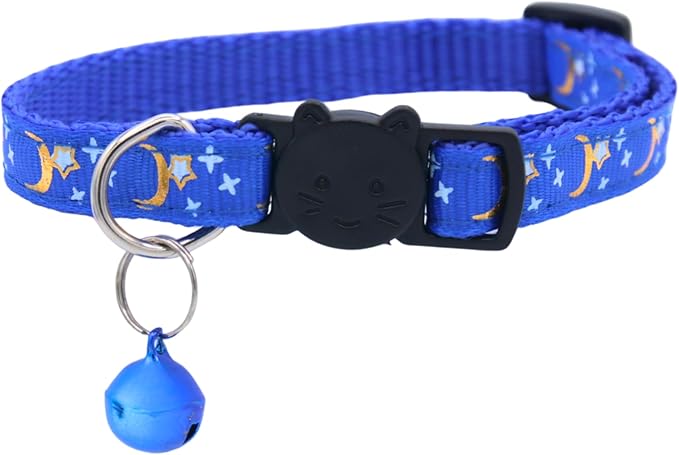 Set of 2: KioKatt Celestial Nylon Cat Collars - Image 3