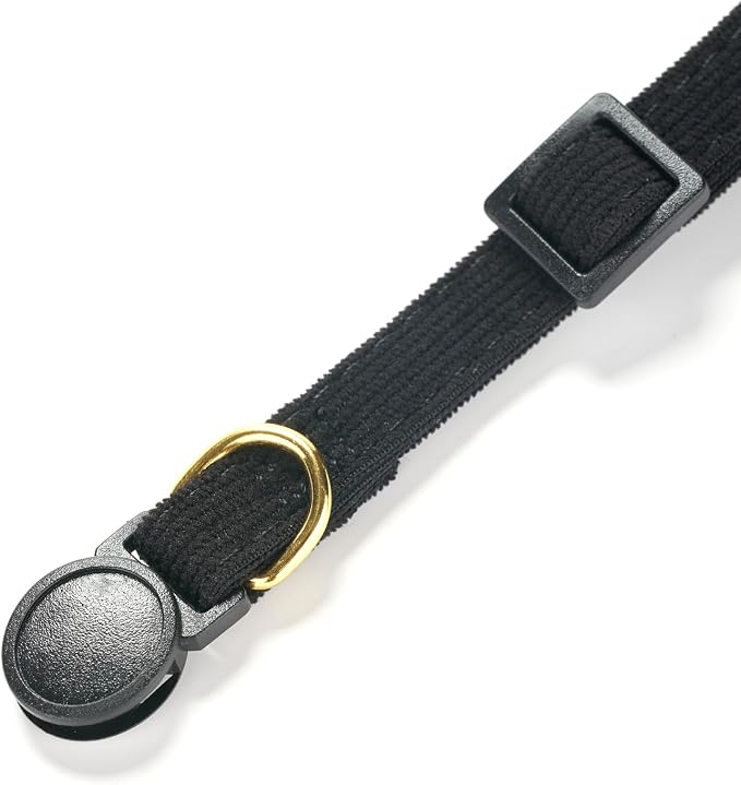 Soft Corduroy Cat Collar, Plaid Pattern, - Image 6