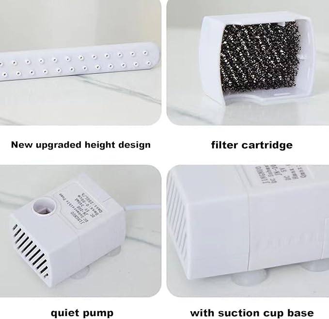 Parrot Bathtub, Automatic Circulating Water Bird Shower Pet Bird Bath - Image 5